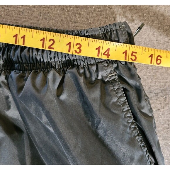 90s Nike Zip Off Track Pants Men's Size XXL Olive Green Nylon Draw String 2XL - Picture 7 of 11